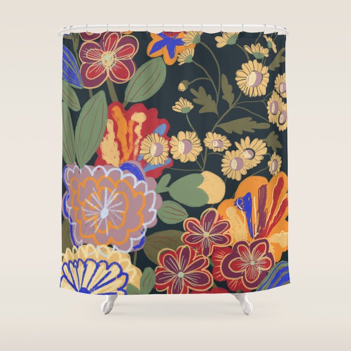Eclipse garden Shower Curtain Gallery Image 1