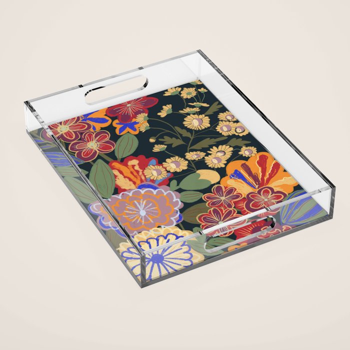 Eclipse garden Acrylic Tray Gallery Image 1