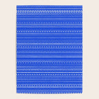 Bamako Striped and Dotted Pattern in Royal Blue Poster Gallery Image 4