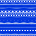 Bamako Striped and Dotted Pattern in Royal Blue Coffee Mug Gallery Image 2