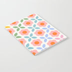 Retro Flower Pattern - rainbow Notebook Gallery Image 2