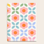 Retro Flower Pattern - rainbow Notebook Gallery Image 4