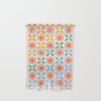 Retro Flower Pattern - rainbow Wall Hanging Gallery Image 1