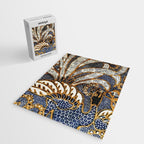 Vintage Indonesian Batik Peacock Print Jigsaw Puzzle Gallery Image 2