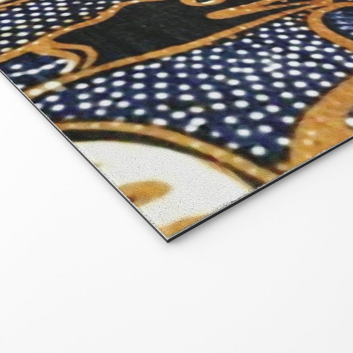 Vintage Indonesian Batik Peacock Print Welcome Mat Gallery Image 2