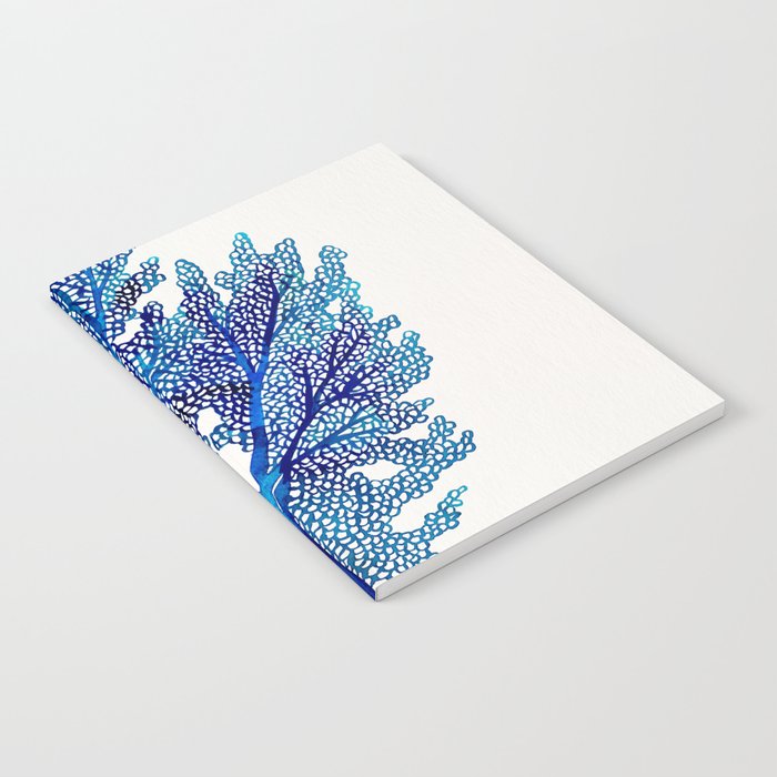 Sea Fan Coral - Blue OmbrÃ© Notebook Gallery Image 2