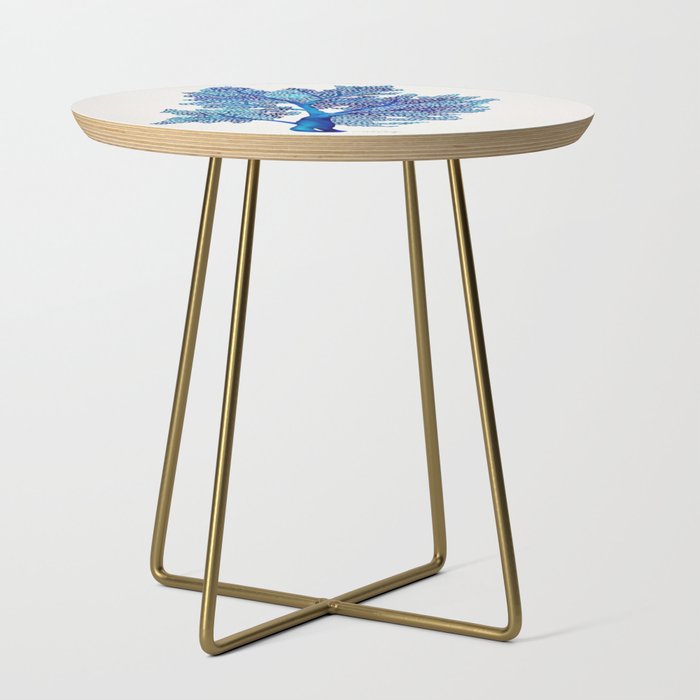 Sea Fan Coral - Blue OmbrÃ© Side Table Gallery Image 1