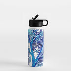 Sea Fan Coral - Blue OmbrÃ© Water Bottle Gallery Image 1