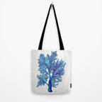 Sea Fan Coral - Blue OmbrÃ© Tote Bag Gallery Image 2