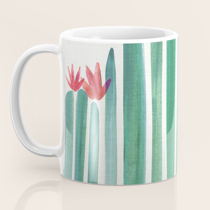 Tiny Cactus Blossoms Collage Coffee Mug Gallery Image 3