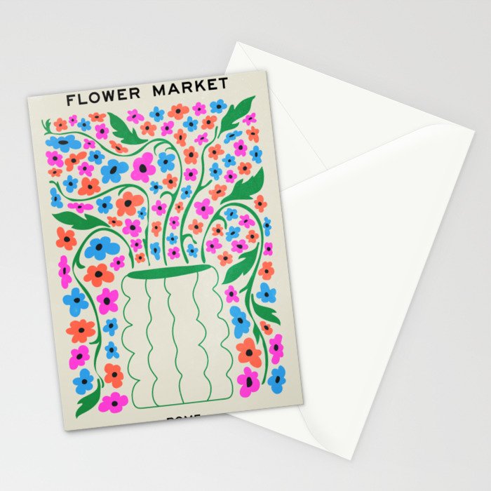 Flower Market 08: Rome Stationery Card Gallery Image 2
