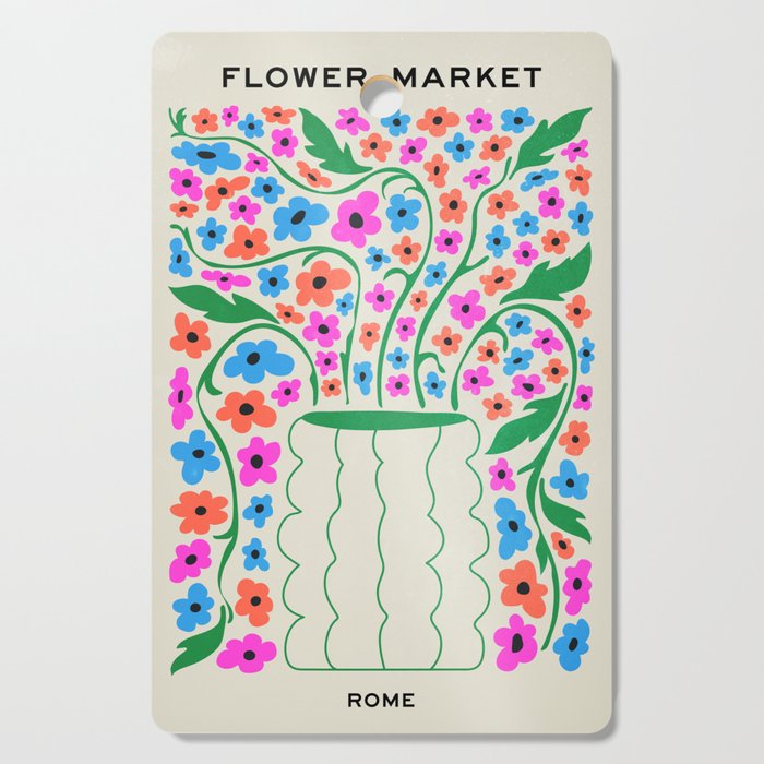 Flower Market 08: Rome Cutting Board Gallery Image 1