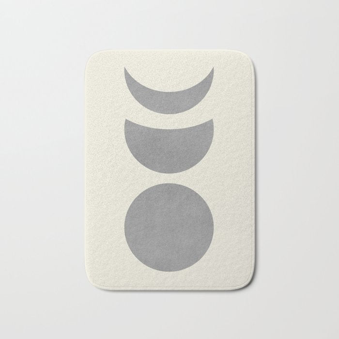 Lunar Eclipse - Gray Bath Mat Gallery Image 1