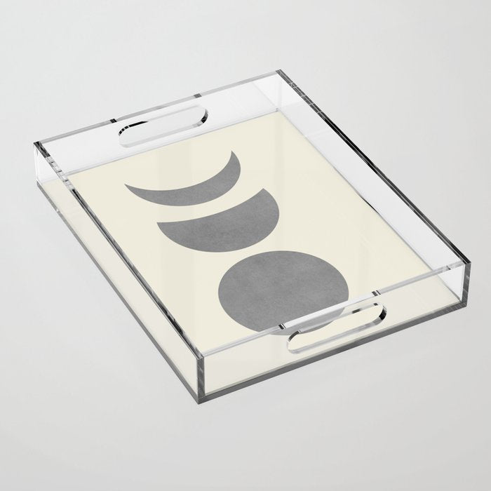 Lunar Eclipse - Gray Acrylic Tray Gallery Image 1