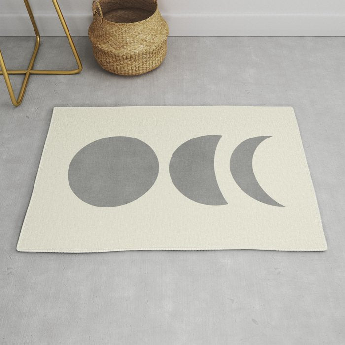 Lunar Eclipse - Gray Rug Gallery Image 1
