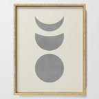 Lunar Eclipse - Gray Serving Tray Gallery Image 1