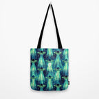 Cosmic UFO - Galactic Green Tote Bag Gallery Image 2