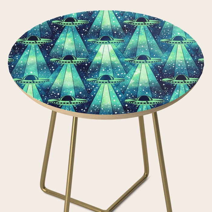 Cosmic UFO - Galactic Green Side Table Gallery Image 2