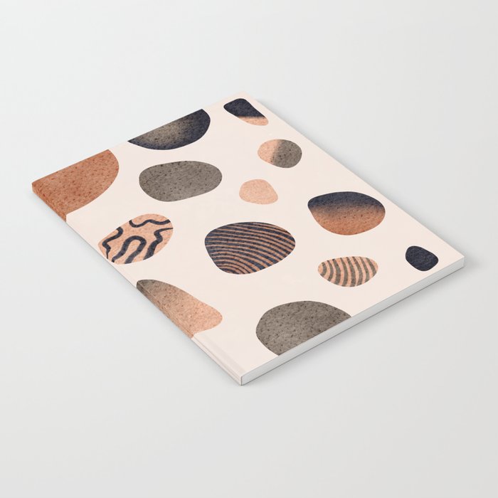 Watercolor Pebbles Notebook Gallery Image 2