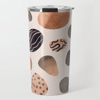 Watercolor Pebbles Travel Mug Gallery Image 1