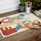 Modern Abstract Art 79 Outdoor Rug Gallery Image 2