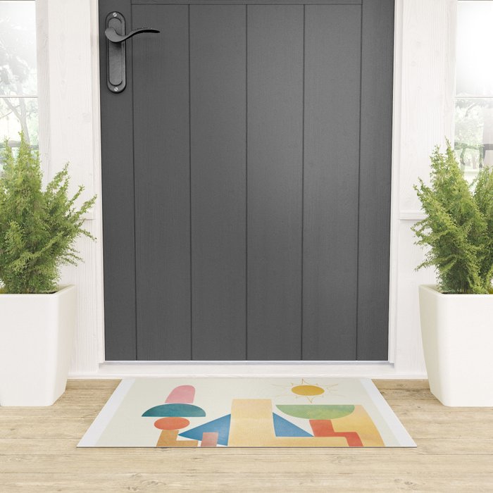 Modern Abstract Art 79 Welcome Mat Gallery Image 3