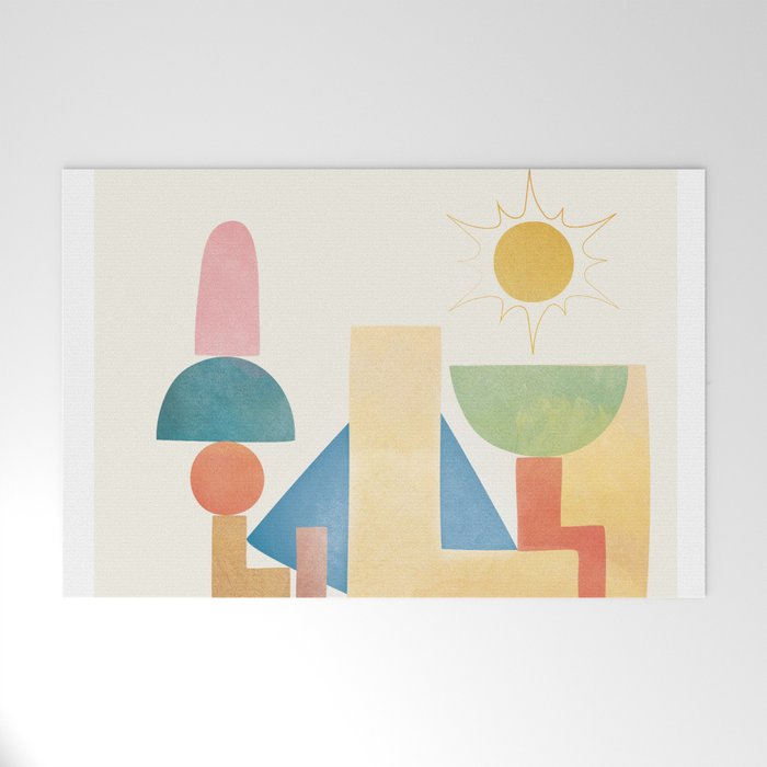 Modern Abstract Art 79 Welcome Mat Gallery Image 1