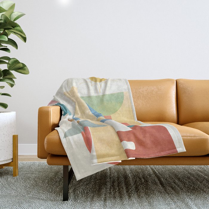 Modern Abstract Art 79 Throw Blanket Gallery Image 1