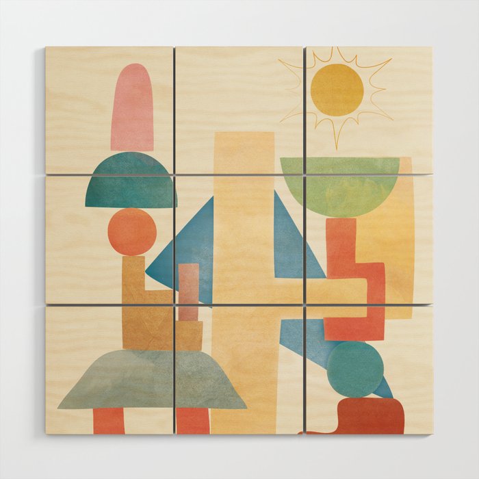 Modern Abstract Art 79 Wood Wall Art Gallery Image 1