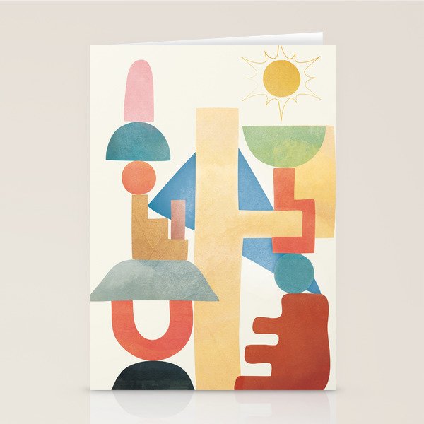 Modern Abstract Art 79 Stationery Card Gallery Image 2