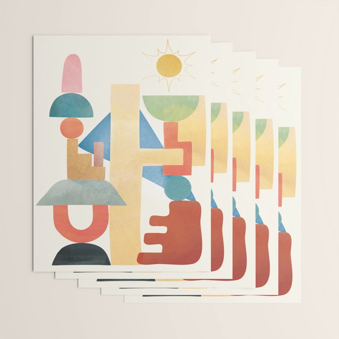 Modern Abstract Art 79 Wrapping Paper Gallery Image 3