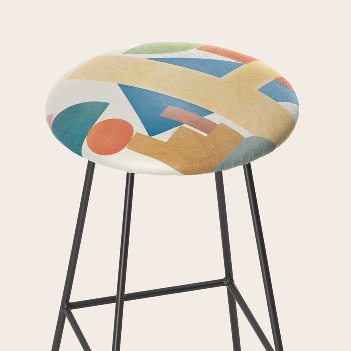 Modern Abstract Art 79 Stool Gallery Image 2