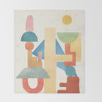 Modern Abstract Art 79 Throw Blanket Gallery Image 2