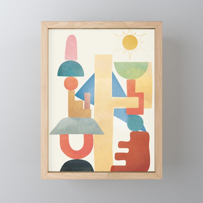 Modern Abstract Art 79 Mini Art Print Gallery Image 1