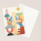 Modern Abstract Art 79 Stationery Card Gallery Image 2