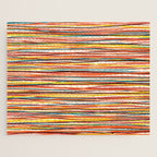 Bright Colorful Lines - Classic Abstract Minimal Retro Summer Style Stripes Jigsaw Puzzle Gallery Image 1