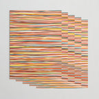 Bright Colorful Lines - Classic Abstract Minimal Retro Summer Style Stripes Wrapping Paper Gallery Image 3