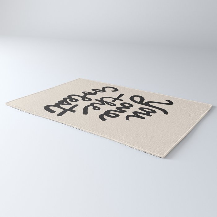 you are the coolest â black Rug Gallery Image 3