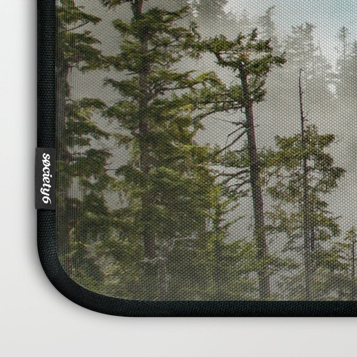 Morning sunshine over the clear mountain blue lake Laptop Sleeve Gallery Image 3