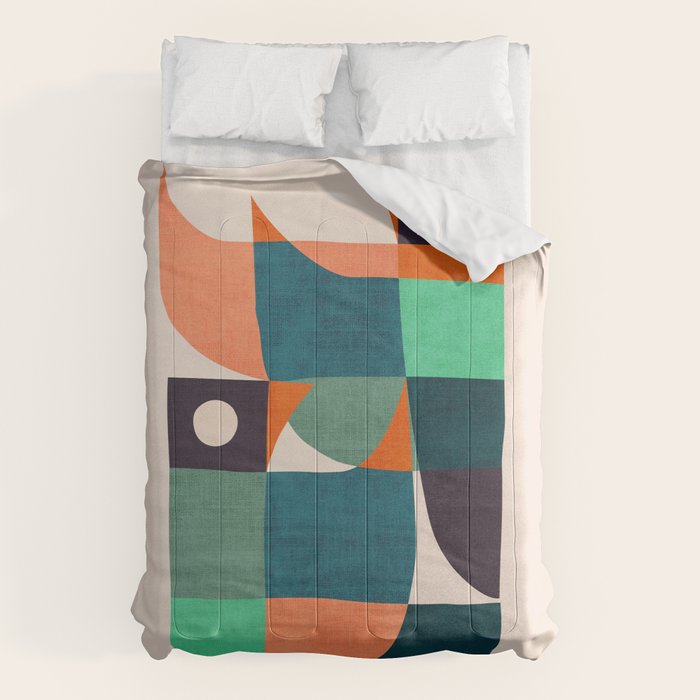 Two birds dancing Comforter Gallery Image 6