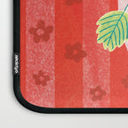 Sweet Strawberry Plant Friends in Red & Pink Laptop Sleeve Gallery Image 3