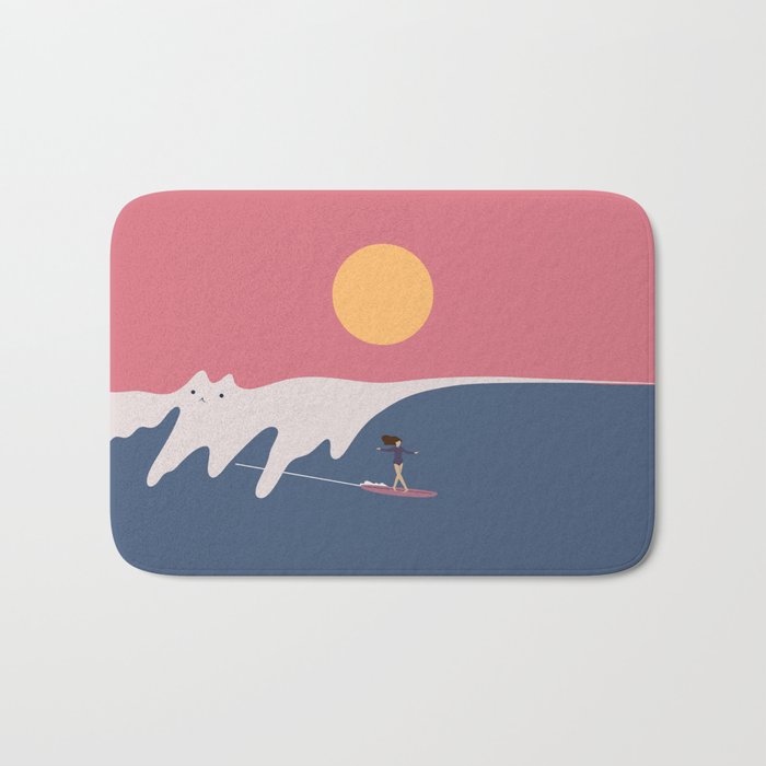 Cat Landscape 91 Bath Mat Gallery Image 1