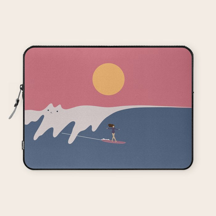 Cat Landscape 91 Laptop Sleeve Gallery Image 1