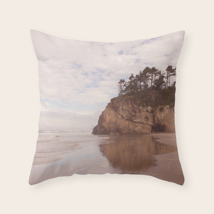 Oregon Coast - Hug point Throw Pillow Gallery Image 6