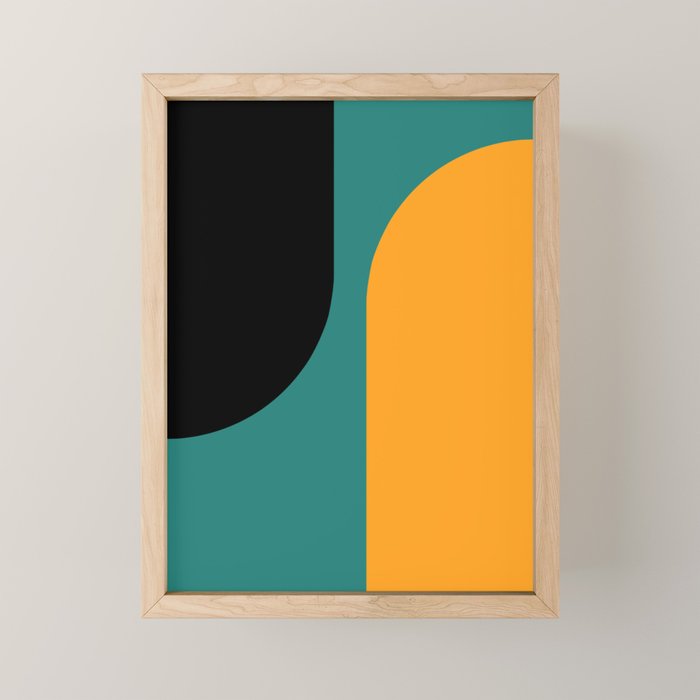 Modern Minimal Arch Abstract LXV Mini Art Print Gallery Image 1