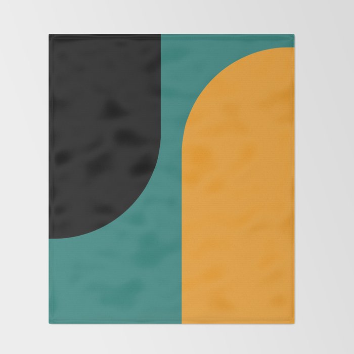 Modern Minimal Arch Abstract LXV Throw Blanket Gallery Image 2