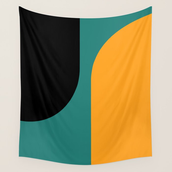 Modern Minimal Arch Abstract LXV Wall Tapestry Gallery Image 1