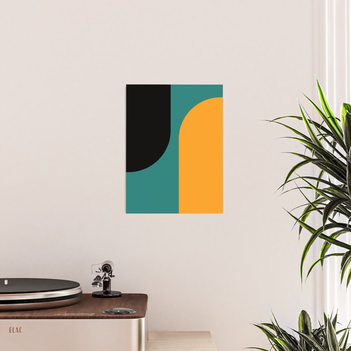 Modern Minimal Arch Abstract LXV Poster Gallery Image 2