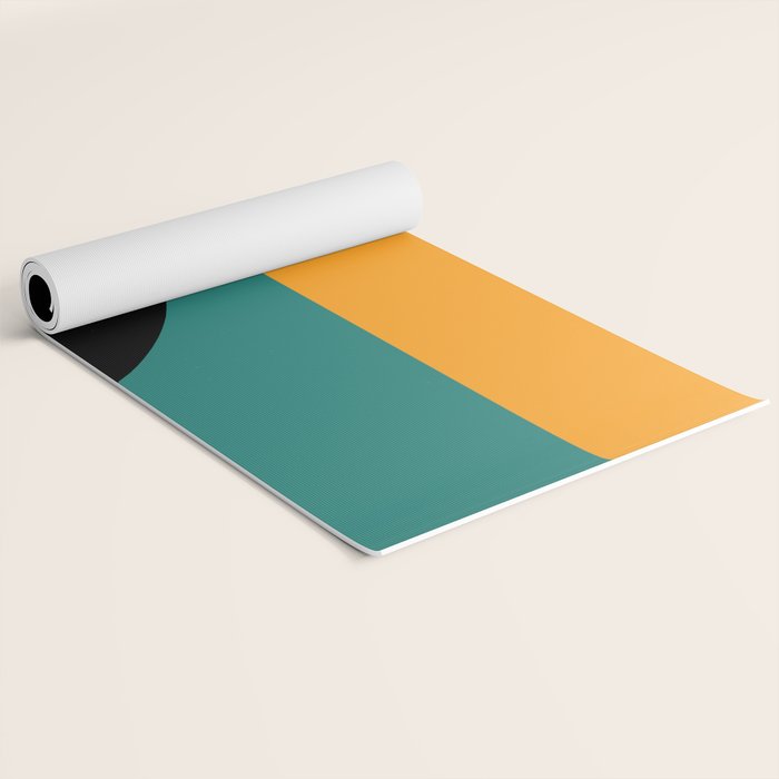 Modern Minimal Arch Abstract LXV Yoga Mat Gallery Image 2