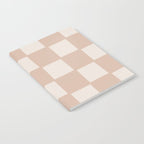 Playful check in sandy beige Notebook Gallery Image 2